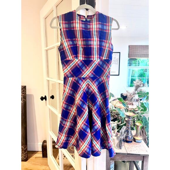 Vintage Early 70's Short Plaid Dress, Rare Find - Size Small - Picture 3 of 6